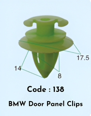 Door Panel Clips {Set Of 10} Compatible With BMW