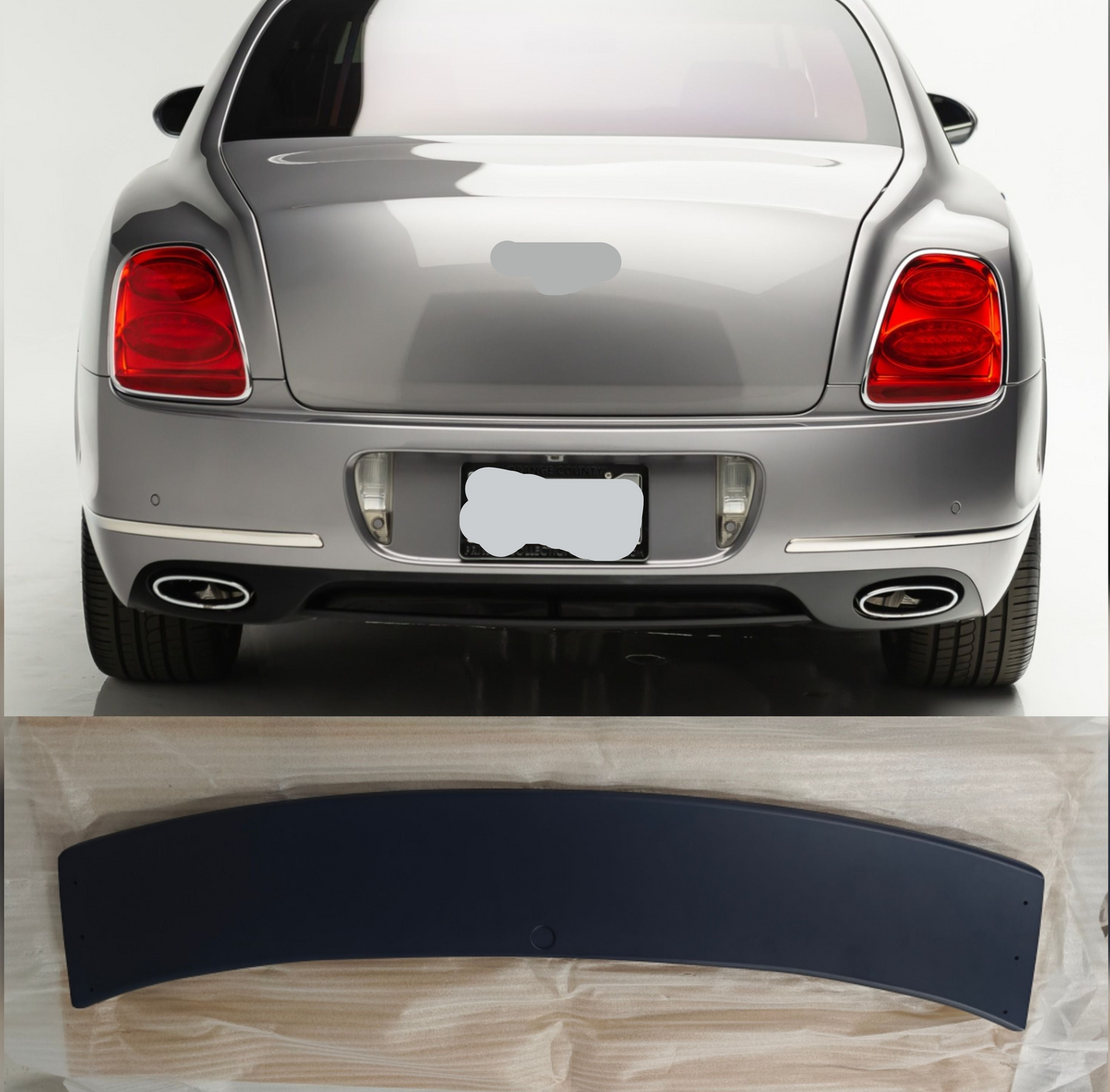 Lower Bumper Spoiler 3W5807100 Compatible With Bentley Flying Spur (2009-2012) Tag No.601