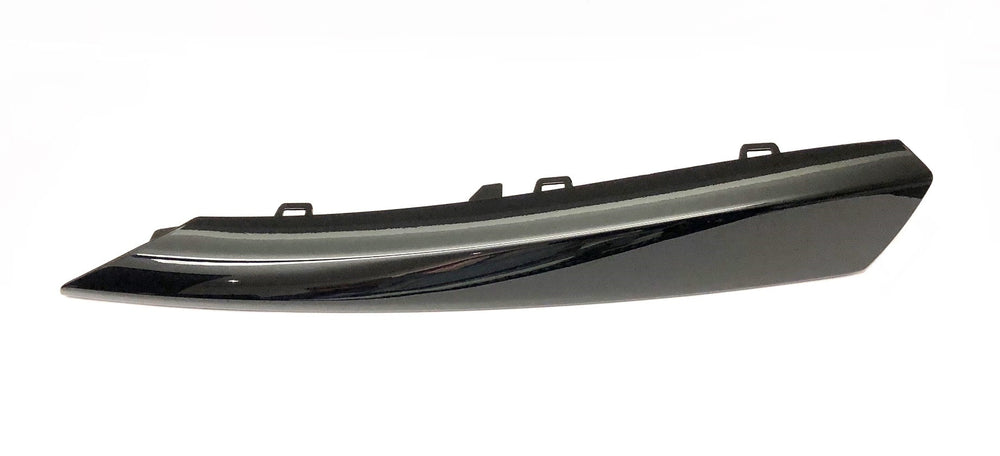 Fog Lamp Cover Chrome (Glossy Black) Left C2Z20505 & Right C2Z20501 Compatible With Jaguar XF (2012-2015) Tag No.601