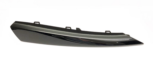 Fog Lamp Cover Chrome (Glossy Black) Left C2Z20505 & Right C2Z20501 Compatible With Jaguar XF (2012-2015) Tag No.601