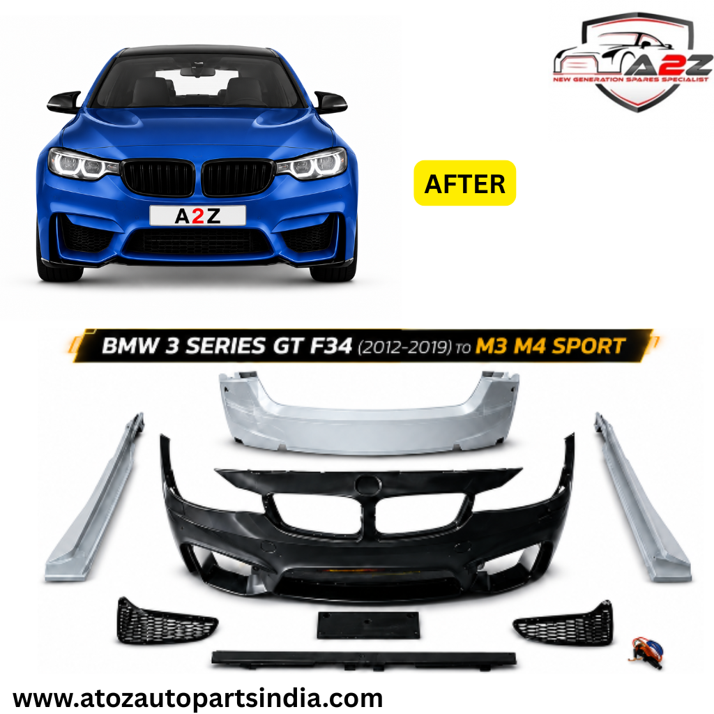 Complete Conversion Bumper Body Kit Compatible With Bmw 3 Series Gt F34 (2012-2019) To M3 M4 M Sports Style Upgrade | Shipping Cost Not Included