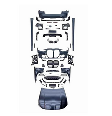 A To Z Compatible With Bmw 3 Series G20 G28 Lci 2023+ Upgrade Convert To G80 M3 M4 Narrow Body Kit Bumper Grill Fender Hood Side Skirts Grill Diffuser Exhaust Pipe Tip CC-9790 (Shipping Cost Not Included In Price)