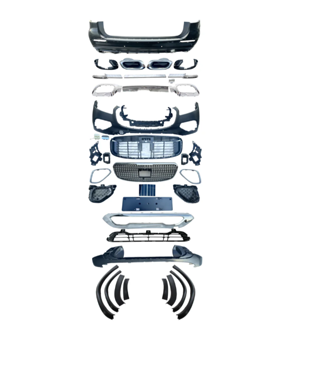 A To Z Compatible With Mercedes Benz Gls W167 X167 (2019-2024) Upgraded Facelift Body Kit Bumper Maybach Style 2024 CC-4963 (Shipping Cost Not Included In Price)