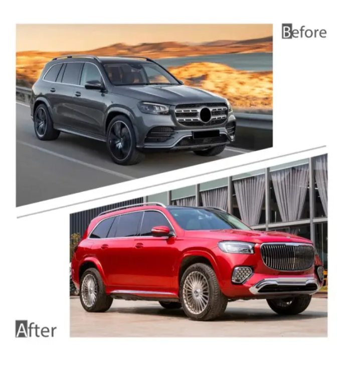 A To Z Compatible With Mercedes Benz Gls W167 X167 (2019-2024) Upgraded Facelift Body Kit Bumper Maybach Style 2024 CC-4963 (Shipping Cost Not Included In Price)