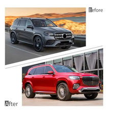 A To Z Compatible With Mercedes Benz Gls W167 X167 (2019-2024) Upgraded Facelift Body Kit Bumper Maybach Style 2024 CC-4963 (Shipping Cost Not Included In Price)