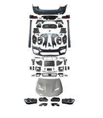 A To Z Compatible With BMW 5 Series G30 (2017-2020) Το G30 F90 Lci 2021+ M5 M5Cs M Sports Upgrade Facelift Conversion Body Kit Bumper Cs Hood Trunk Headlight Taillight CC-6344 (Shipping Cost Not Included In Price)