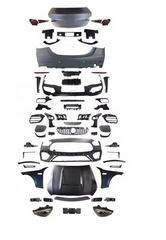 A To Z Compatible With Mercedes Benz C Class W205 (2015-2022) To W206 C63 2023 Amg Upgrade Facelift Conversion Body Kit Bumper Hood Headlight Taillight CC-6431 (Shipping Cost Not Included In Price)