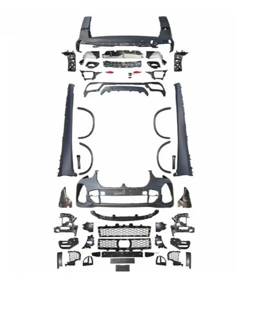 A To Z Compatible With BMW X5 G05 (2019-2022) Upgrade Facelift Convert To X5 M Tech F95 M Sport Body Kit Bumper CC-7260 (Shipping Cost Not Included In Price)