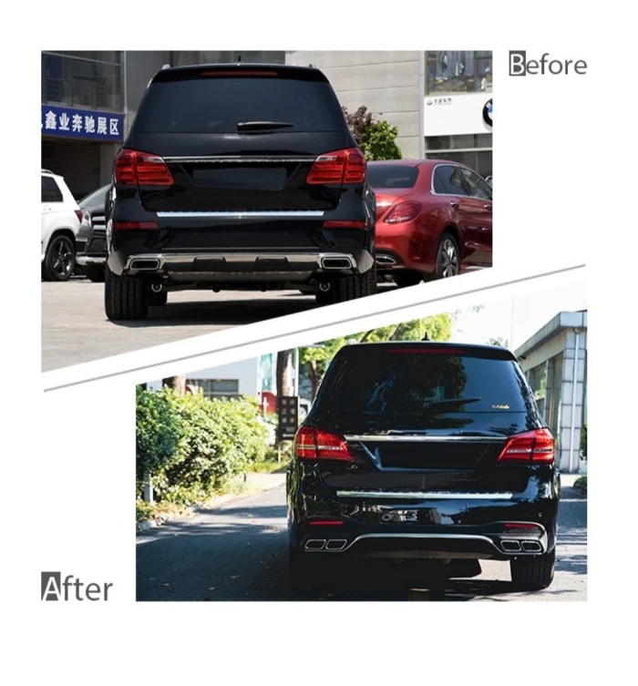 A To Z Compatible With Mercedes Benz GI W166 (2012-2016) Upgrade Facelift Convert To Gls W166 Amg Body Kit Bumper Headlight Taillight Trunk Skirts 1:1 CC-8540 (Shipping Cost Not Included In Price)
