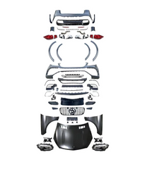 A To Z Compatible With Mercedes Benz MI W166 (2012-2016) Τo GLE W166 (2016-2019) Amg63 Upgrade Facelift Conversion Body Kit Bumper Hood Headlight Taillight CC-8543 (Shipping Cost Not Included In Price)