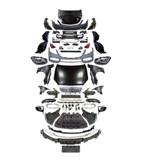 A To Z Compatible With Mercedes Benz S Class W221 (2006-2014) Το W222 Lci Maybach Upgrade Facelift Conversion Body Kit Bumper Hood Headlight Taillight CC-8545 (Shipping Cost Not Included In Price)