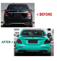 A To Z Compatible With Mercedes Benz E Class W213 (2016-2019) Upgrade Facelift Convert To E63s Amg 1:1 Body Kit Bumper Hood Fender CC-8912 (Shipping Cost Not Included In Price)