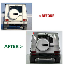 A To Z Compatible With Mercedes Benz G Class G Wagon W463 (2007-2018) Upgrade Facelift Convert To 2019 W464 Amg G63 G65 Conversion Body Kit Bumper Headlight Taillight Hood CC-9741 (Shipping Cost Not Included In Price)