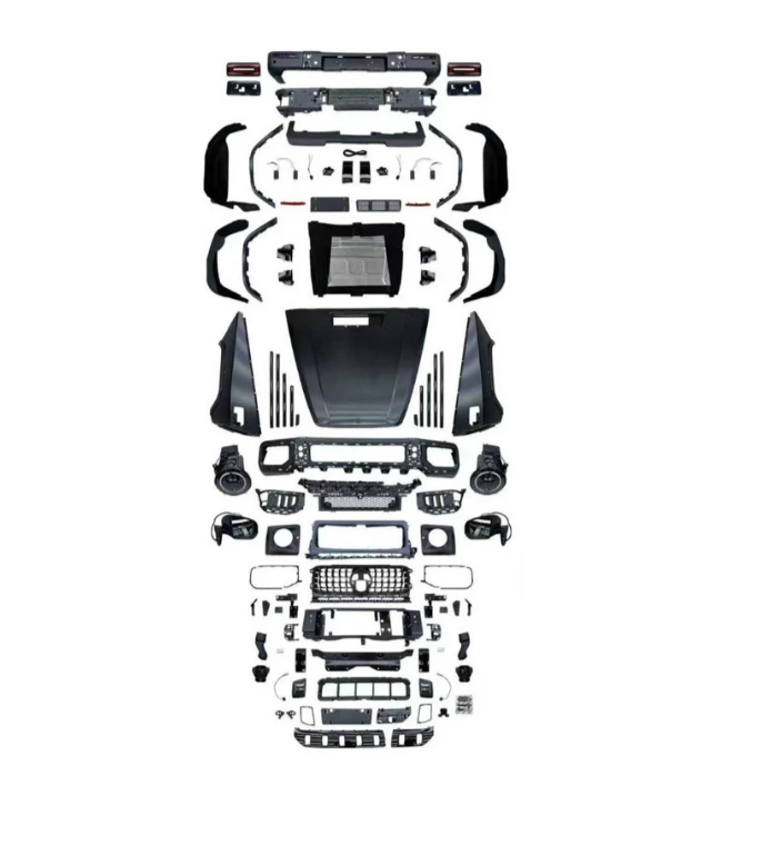 A To Z Compatible With Mercedes Benz G Class G Wagon W463 (2007-2018) Upgrade Facelift Convert To 2025 W465 Amg G65 G63 Conversion Body Kit Bumper Headlight Taillight Hood CC-9742 (Shipping Cost Not Included In Price)
