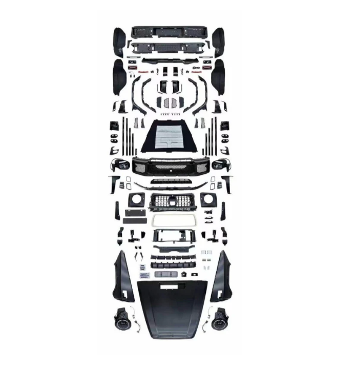A To Z Compatible With Mercedes Benz G Class G Wagon W463 (2007-2018) Upgrade Facelift Convert To 2025 W465 Amg G65 G63 Brabus G800 Conversion Body Kit Bumper Headlight Taillight Hood CC-9743 (Shipping Cost Not Included In Price)