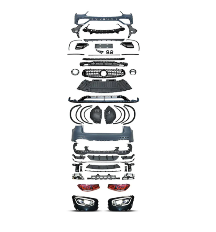 A To Z Compatible With Mercedes Benz Glc W253 X253 (2016-2019) Upgrade Facelift Convert To 2025 Glc63 Amg Conversion Body Kit Bumper Headlight Taillight CC-9796 (Shipping Cost Not Included In Price)