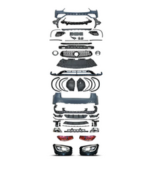 A To Z Compatible With Mercedes Benz Glc W253 X253 (2016-2019) Upgrade Facelift Convert To 2025 Glc63 Amg Conversion Body Kit Bumper Headlight Taillight CC-9796 (Shipping Cost Not Included In Price)