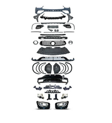 A To Z Compatible With Mercedes Benz Glc Coupe W253 X253 C253 (2016-2019) Upgrade Facelift Convert To 2025 Glc63 Coupe Amg Conversion Body Kit Bumper Headlight CC-9797 (Shipping Cost Not Included In Price)