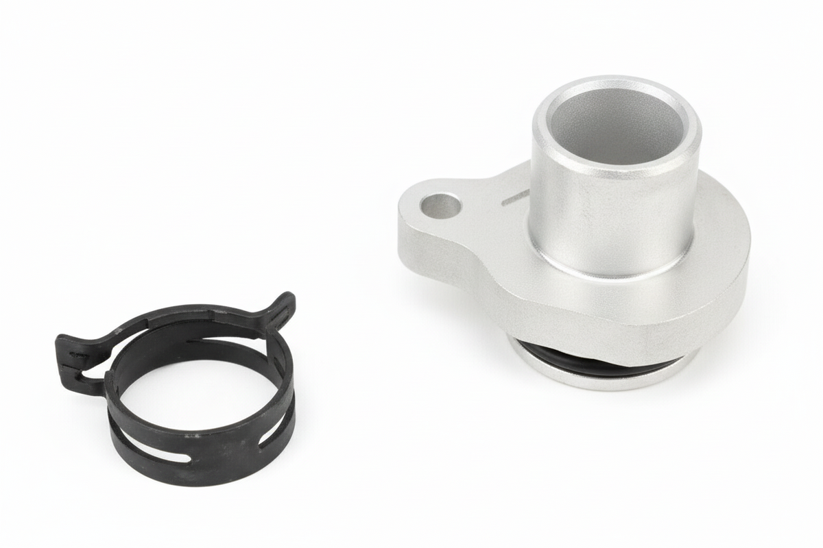 Cylinder Block Water Pipe Aluminum Connector 11537584549 Compatible With BMW E90 E93 E84