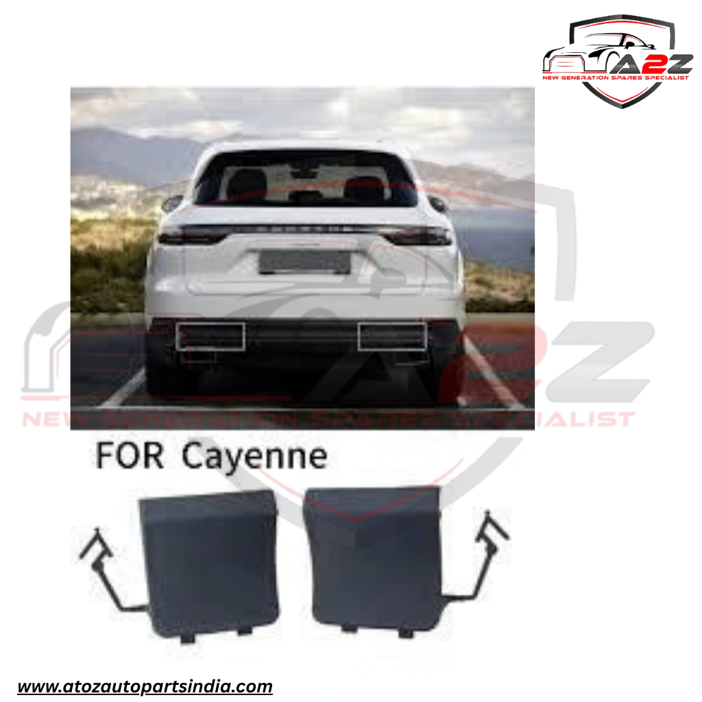 Front Bumper Tow Towing Cap Cover Hook Left 9Y0807499 Right 9Y0807500 Compatible with PORSCHE CAYENNE (2019-2023) Tag No.136