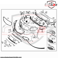 Front Bumper Lower Grill 2138851265 A2138851265 Compatible With Mercedes-Benz E-CLASS W213 (2016-2019) Tag No.115