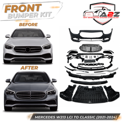 Front Bumper Kit 2138851203ZCDZW Compatible With MERCEDES W213 LCI To CLASSIC {2021-2024} FBK.203