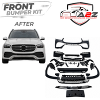 Front Bumper Kit Compatible With Mercedes Benz W167 GLE Upgrade To Mercedes Benz AMG (2020-2024) FBK.202 (Shipping Cost Not Included In Price)