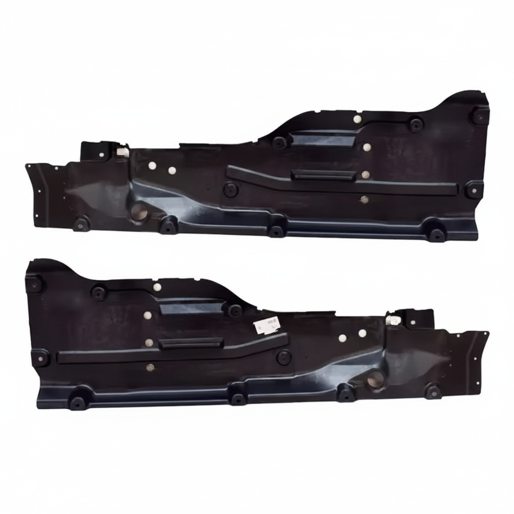 Engine Under Cover Left 1666801701 1666801601 & Right 1666802101 1666802001 Compatible With Mercedes Benz GL W166 (2012-16)