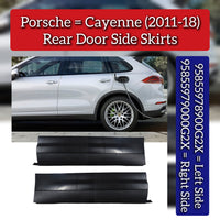 Rear Door Side Skirts Set Left 95855978900G2X & Right 95855979000G2X Compatible With Porsche Cayenne (2011-2018)