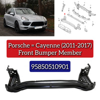 Front Bumper Member 95850510901 Compatible With Porsche Cayenne (2011-2017)