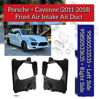 Air Intake Air Duct Set Left 95850533535 & Right 95850533635 Compatible With Porsche Cayenne (2015-2017)