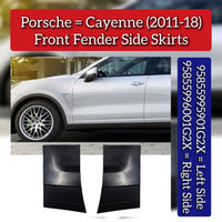 Front Fender Side Skirts Set Left 95855995901G2X & Right 95855996001G2X Compatible With Porsche Cayenne (2011-2018)