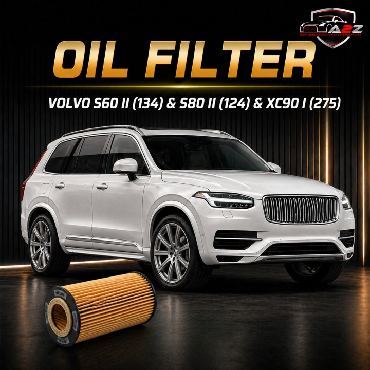 Oil Filter E106H D34 & 11421427908 & OX154 11427509430 11427512300 11427512301 Compatible With VOLVO S60 II (134)  & S80 II (124) & XC90 I (275) Tag : 167