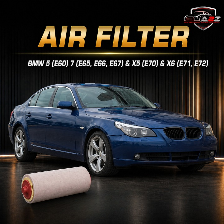 Air Filter E376L & 13712247444 & LX818 Compatible With BMW 5 (E60) 7 (E65, E66, E67) & X5 (E70) & X6 (E71, E72)Tag : 34