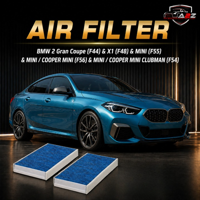 air filter 64316835405 & E3950LB-2 & LAK1156/S 64119321875 64316835406 Compatible With BMW 2 Gran Coupe (F44) & X1 (F48) & MINI (F55) | & MINI / COOPER MINI (F56) | & MINI / COOPER MINI CLUBMAN (F54)Tag : 61