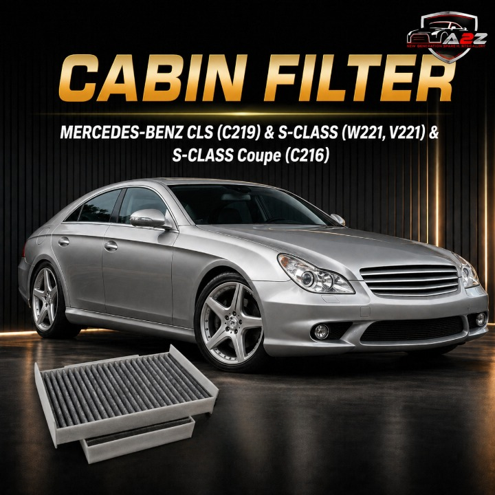 Cabin Filter 2218300018 A2218300318 E2919LB2 LAO292/S A2218300018 A2218300318 A2218300718 Compatible With  MERCEDES-BENZ CLS (C219) & S-CLASS (W221, V221) & S-CLASS Coupe (C216) Tag No:2