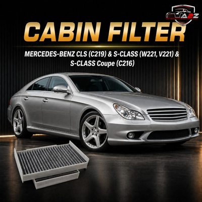 Cabin Filter 2218300018 A2218300318 E2919LB2 LAO292/S A2218300018 A2218300318 A2218300718 Compatible With  MERCEDES-BENZ CLS (C219) & S-CLASS (W221, V221) & S-CLASS Coupe (C216) Tag No:2