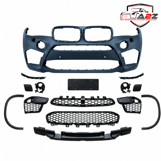 A To Z Compatible With BMW X5 F15 (2014-2019) Front Bumper Upgrade Convert To M Sport Mp M Performance M Sport X5m Body Kit Wheel Arch F15-004 Gc CC-9339 (Shipping Cost Not Included In Price)