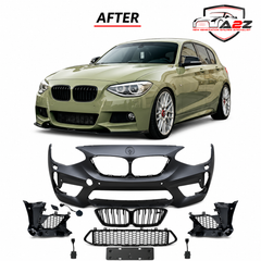 Front Bumper Body Kit Compatible with BMW 1 Series F20 (2012-2014) To F20 M2C Upgrade | (Shipping Cost Not Included In Price)