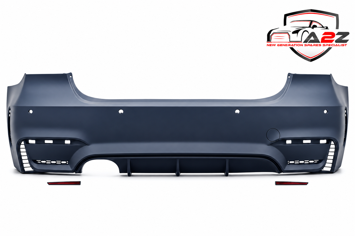 Rear Bumper Body Kit Compatible With Bmw 3 Series E90 (2005-2012)  Upgrade To M Sport M4 (Shipping Cost Not Included In Price)