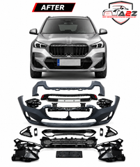 Complete Conversion Bumper Body Kit Compatible With BMW X1 U12 Upgrade To BMW M Sport Style Tag No.FRBK426 (Shipping Cost Not Included)