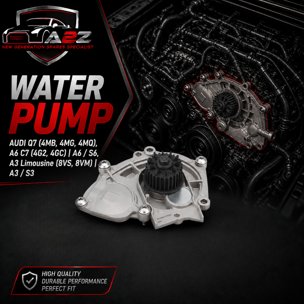 Water Pump WP6122 06L121011B Compatible With AUDI Q7 (4MB, 4MG, 4MQ), A6 C7 (4G2, 4GC) | A6 / S6, A3 Limousine (8VS, 8VM) | A3 / S3 (CONTINENTAL)