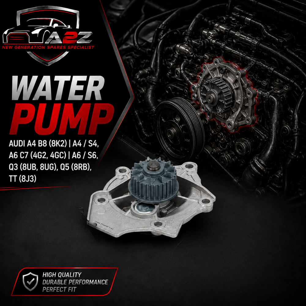 Water Pump WP6092 06H121005S Compatible With AUDI A4 B8 (8K2) | A4 / S4, A6 C7 (4G2, 4GC) | A6 / S6, Q3 (8UB, 8UG), Q5 (8RB), TT (8J3) (CONTINENTAL)