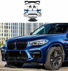 Complete Conversion Bumper Body Kit Compatible With BMW X3 G01 (2018-2021) To M Sport X3M Style Upgrade | Shipping Cost Not Included