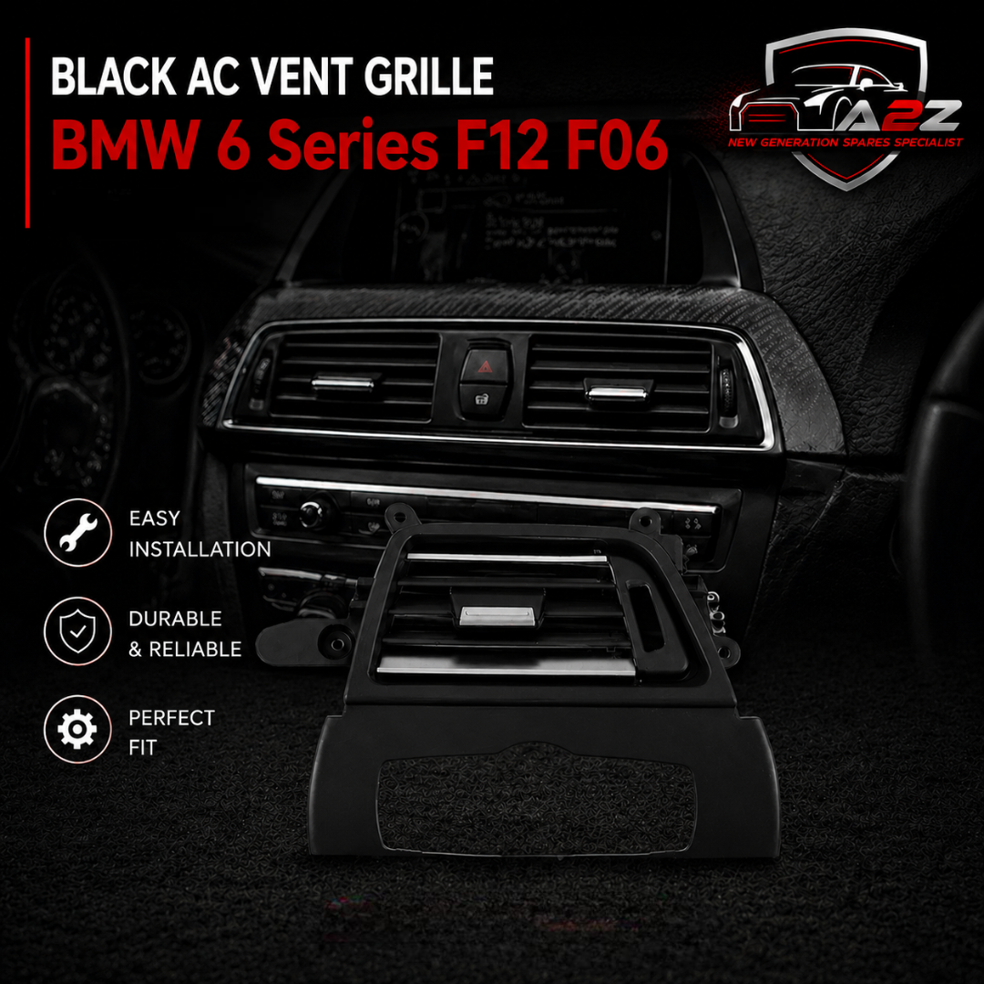 Black Ac Vent Grille Right 64229197487 & Left 64229197488 Compatible With BMW 6 Series F12 F06