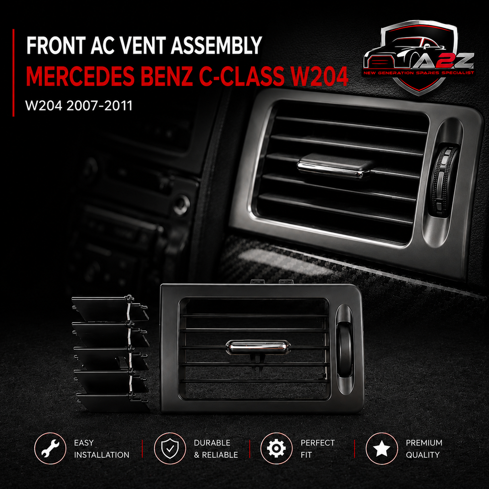 Ac Vent Grille Left 2048301354-9116 2048301354-8465 & Right  2048301454-9116  2048301454-8465 Compatible With MERCEDES BENZ C-CLASS W204 2007-2011