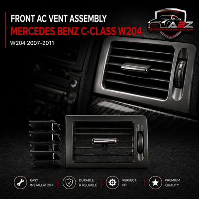 Ac Vent Grille Left 2048301354-9116 2048301354-8465 & Right  2048301454-9116  2048301454-8465 Compatible With MERCEDES BENZ C-CLASS W204 2007-2011