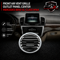 Front Air Vent Grille Outlet Panel Center 1648302154 Left & Right (Set) Compatible With MERCEDES BENZ GL-CLASS W164