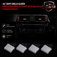 Air Conditioner Back Ac Vent Grille Outlet Tab Clip Slider Repair Kit 2128300154 Compatible With MERCEDES BENZ E-CLASS W212 (Set Of 4)(Attached Watch)