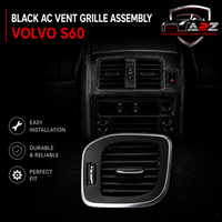 Black Ac Vent Grille Assembly Right 31281852 & Left 31281851 & Center 31302138  Compatible With VOLVO  S60